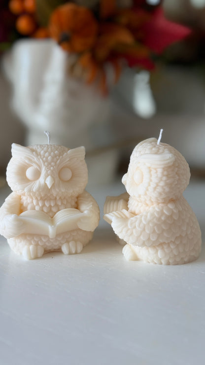 Woodland Owls | Sculptural Soy Wax Candles