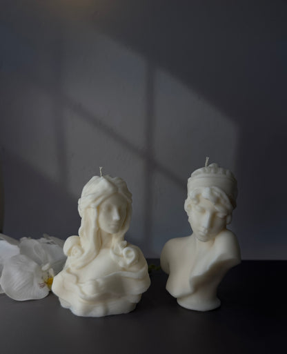 Muse Collection | Sculptural Bust Candles