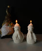 Snowman Candle Duo