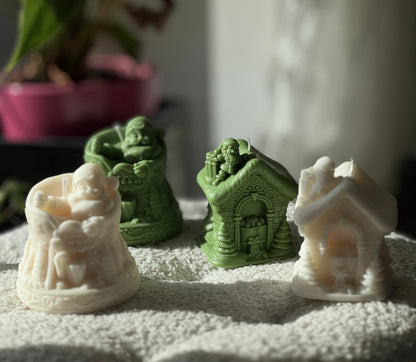 Santa Christmas Candles