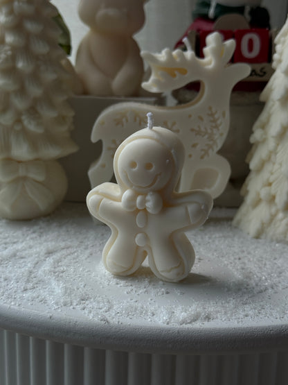 Gingerbread & Festive Bear Candle Collection