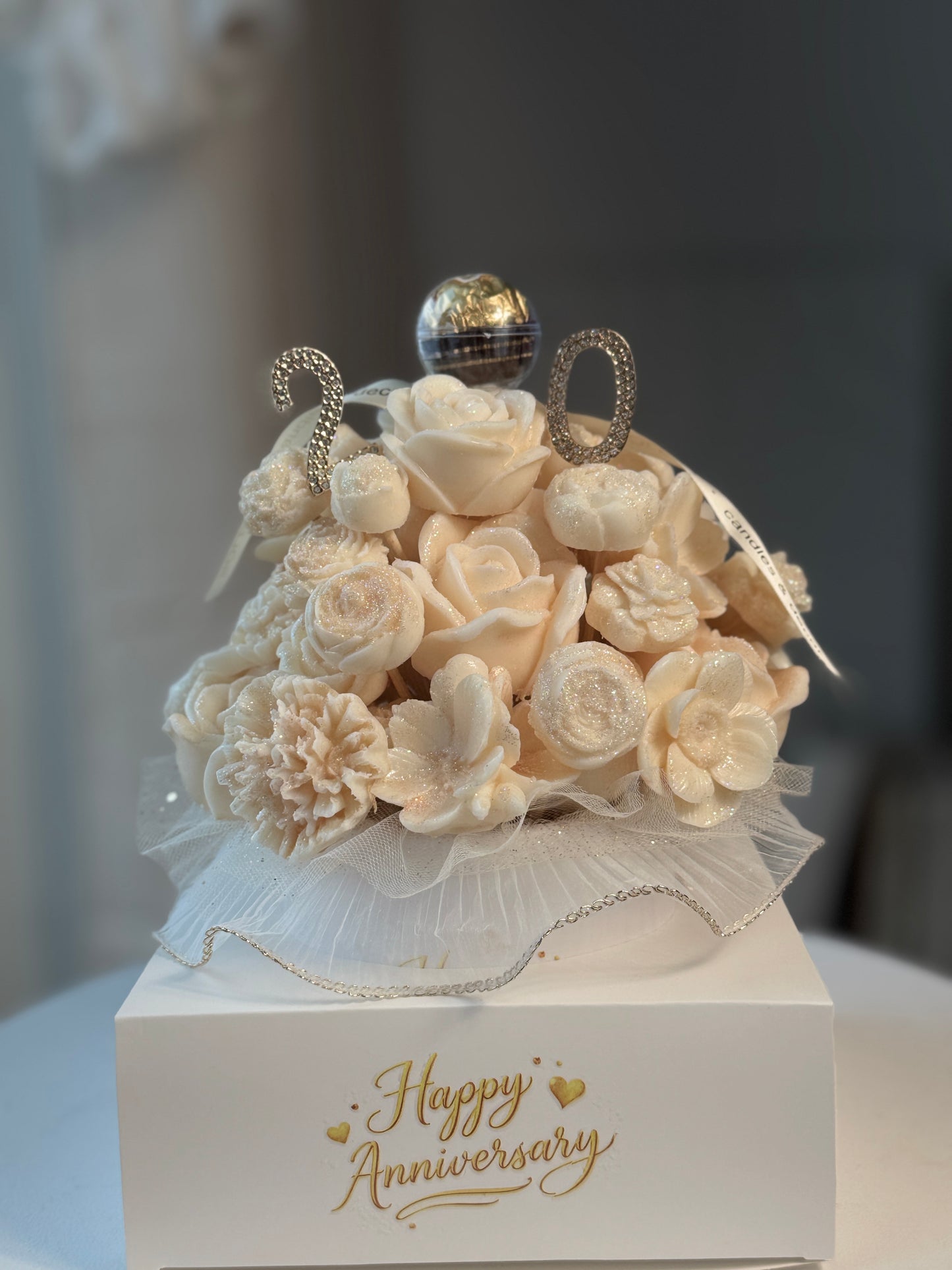 Celebration Wax Bouquet Flowers