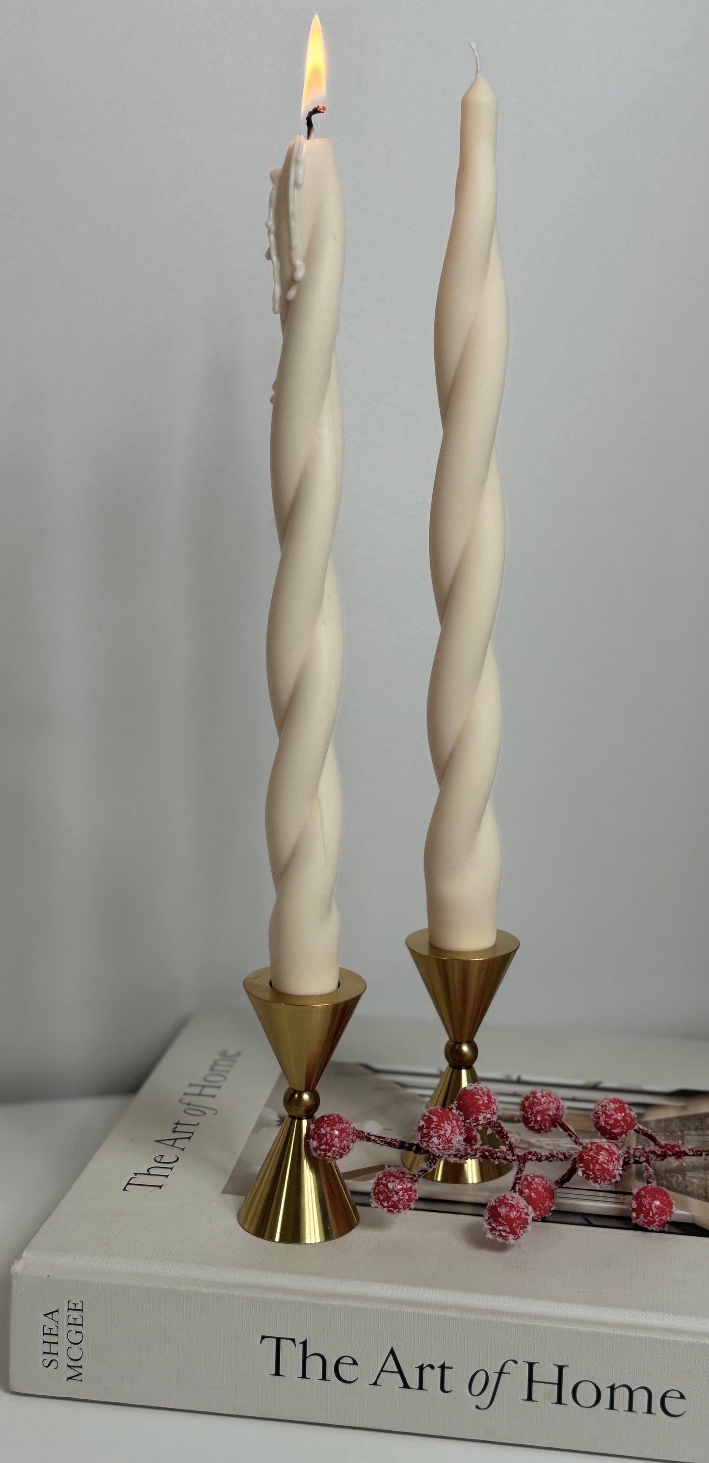 Sculptural Taper Candle Collection