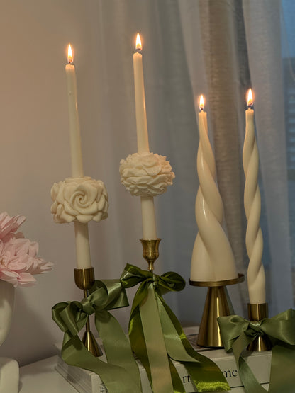 Sculptural Taper Candle Collection