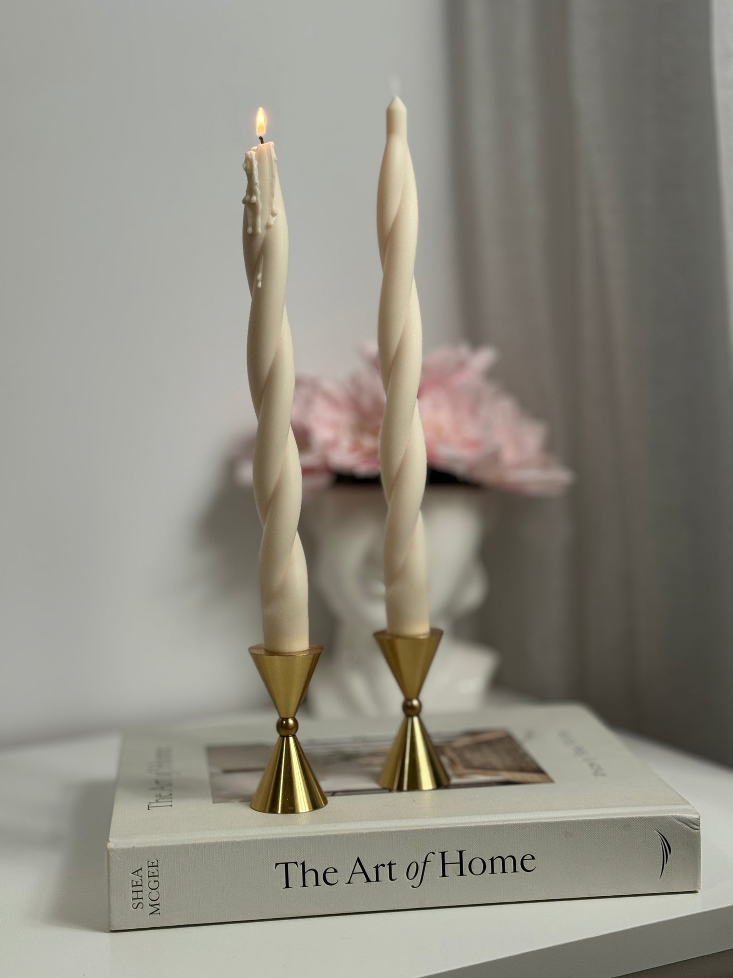 Sculptural Taper Candle Collection