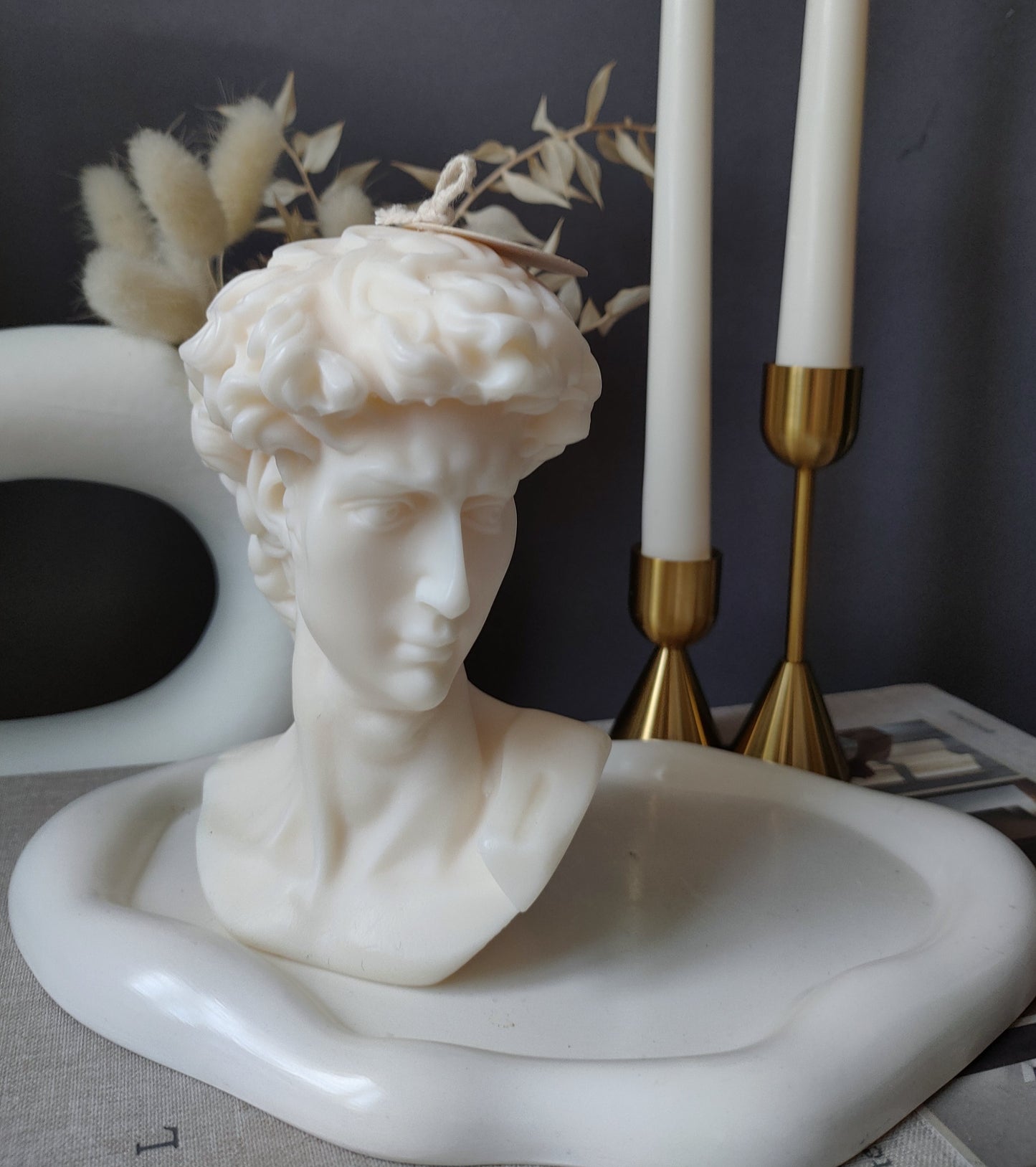 Michelangelo & David Candles