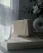 Fluted Block Candle