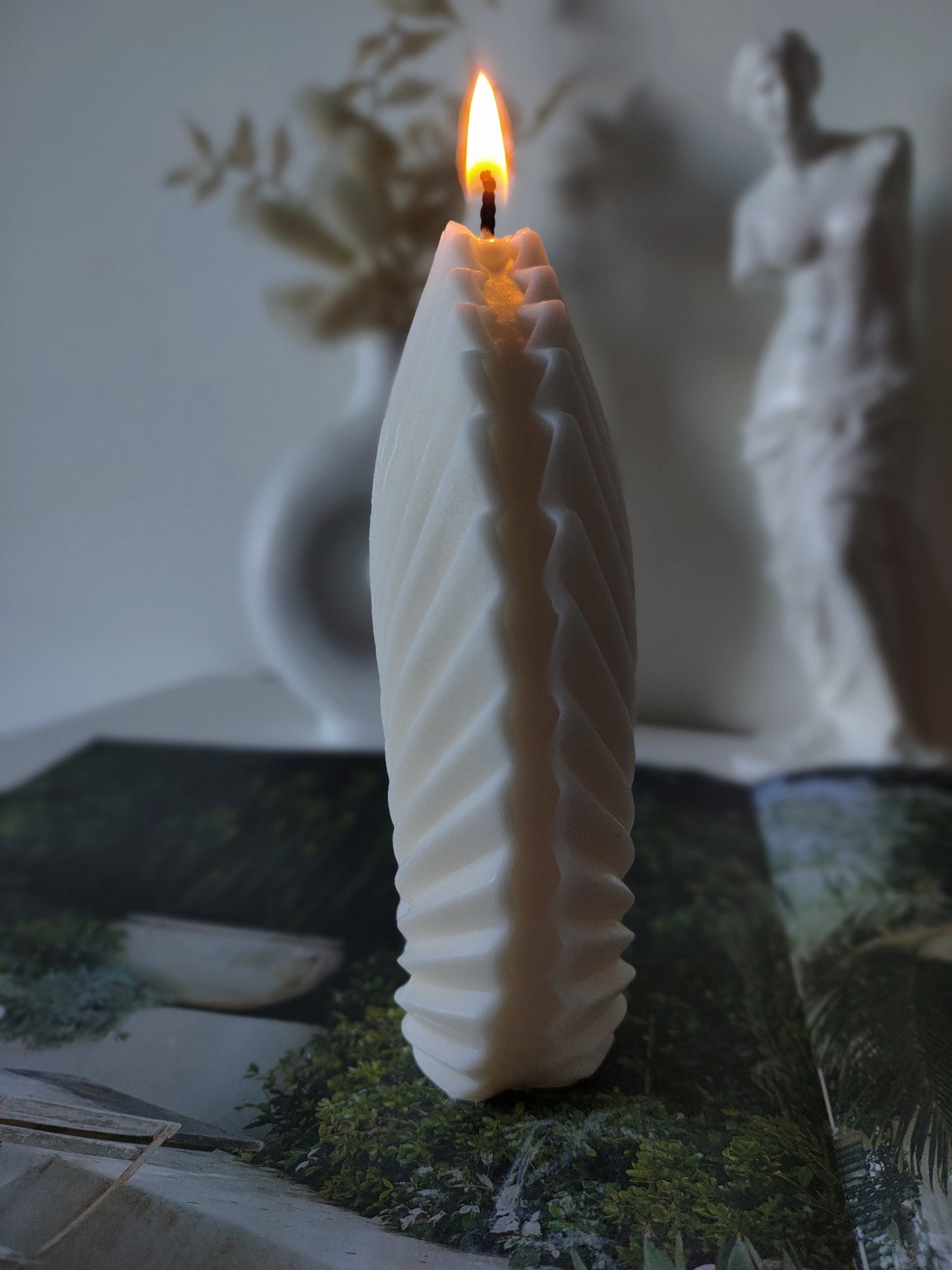 Palm Leaf Candle