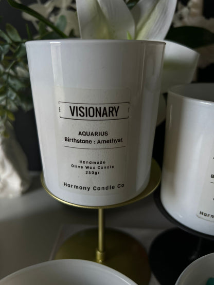 Birthstone Zodiac Candle