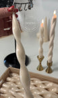 Sculptural Spiral Candles |