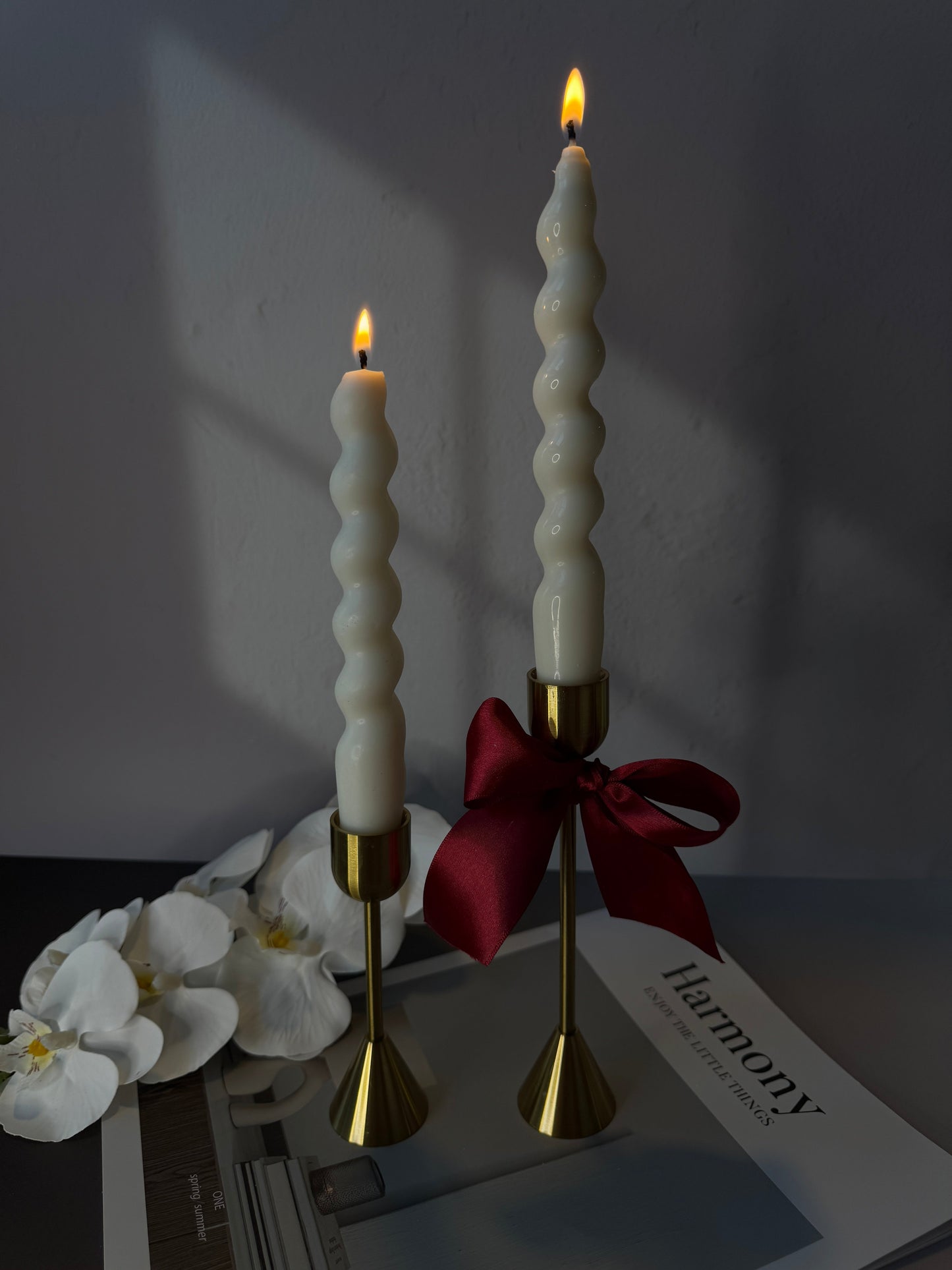 Sculptural Spiral Candles |